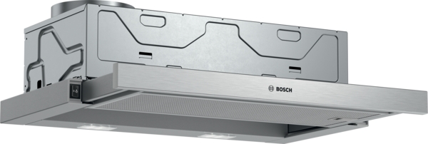 Bosch | Hood | DFM064W54 Series 2 | Telescopic | Energy efficiency class B | Width 60 cm | 388 m³/h | Mechanical | LED | Silver Metallic
