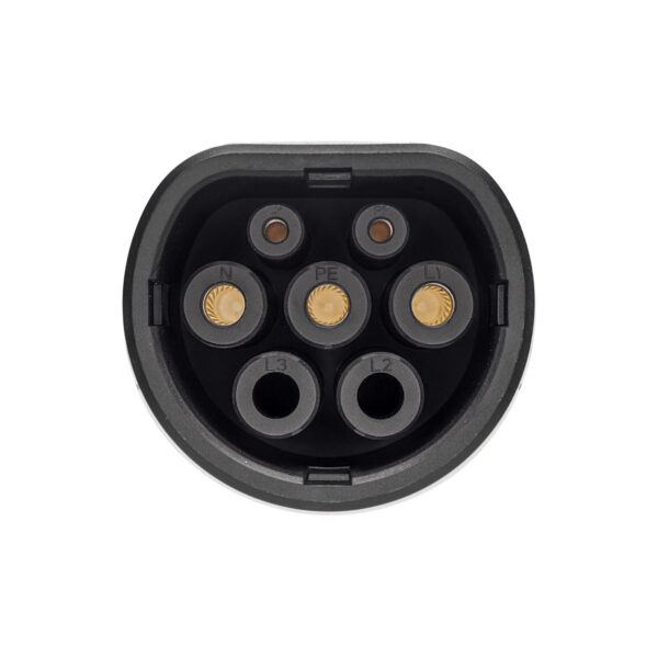 EV+ Charging Cable Extender Type 2 32A 3 phase 5m | EV+ | EV-CB-EXT-T2-32-3P-W-5m | EV+ Charging Cable Extender Type 2 32A 3 phase | 5 m - Image 2