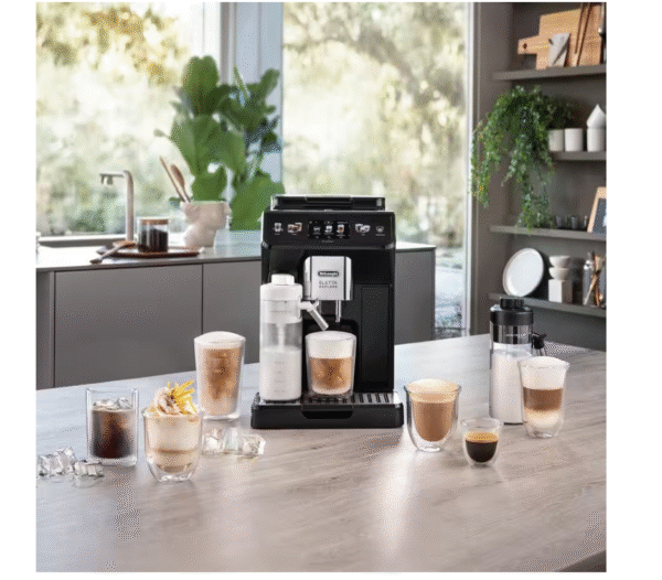 Delonghi Coffee Maker | ECAM450.65.G Eletta Explore | Pump pressure 19 bar | Built-in milk frother | Automatic | 1450 W | Grey - Image 5