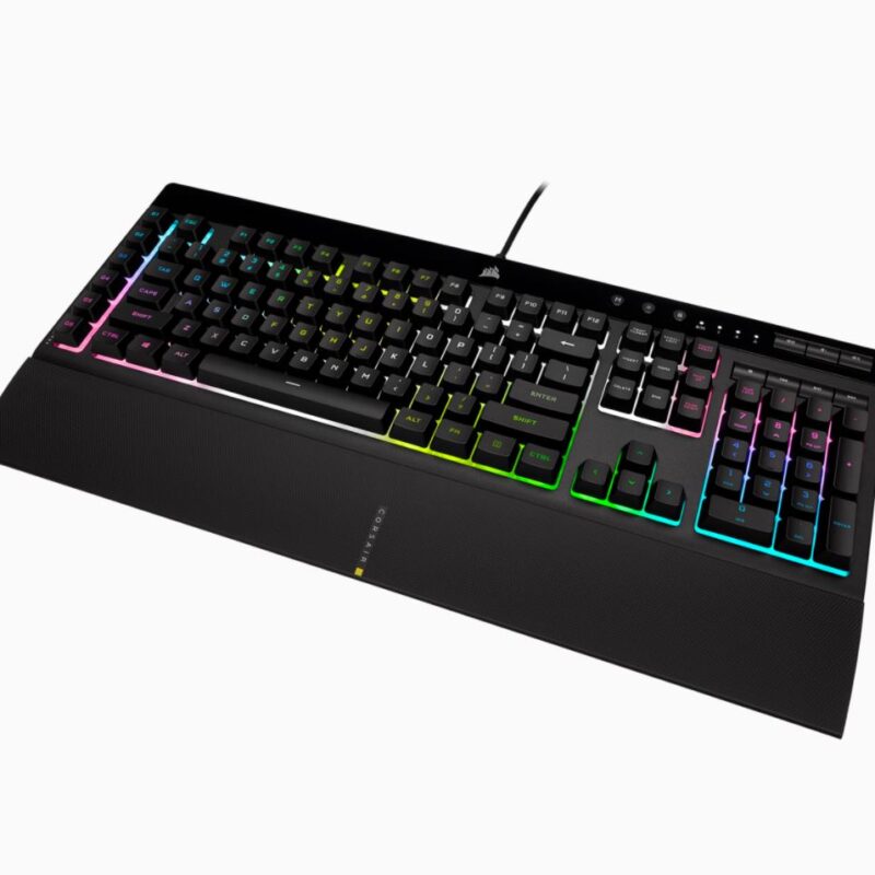 Corsair | Rubber Dome | Gaming Keyboard | K55 RGB PRO XT | Gaming keyboard | Wired | RGB LED light | US | Black - Image 9