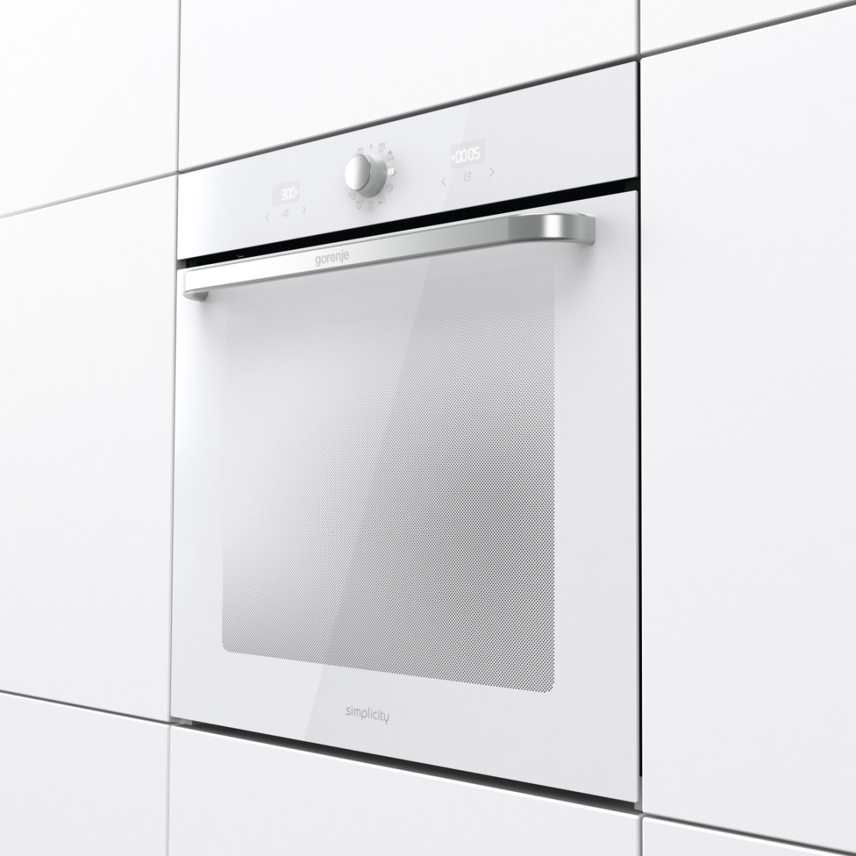 Gorenje Oven | BOS6737SYW | 77 L | Electric | AquaClean | Mechanical control | Steam function | Height 59.5 cm | Width 59.5 cm | White - Image 6