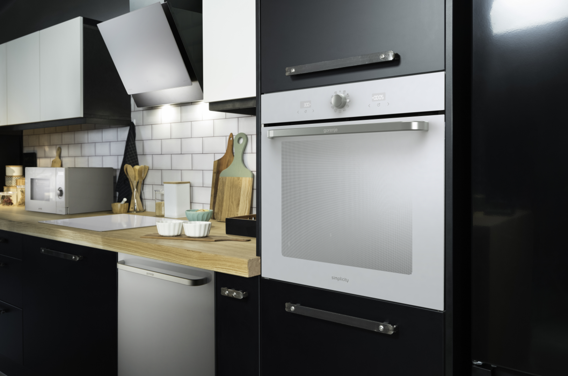 Gorenje Oven | BOS6737SYW | 77 L | Electric | AquaClean | Mechanical control | Steam function | Height 59.5 cm | Width 59.5 cm | White - Image 8