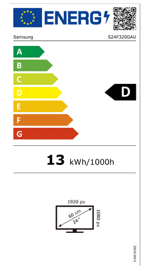 Samsung | LS24F320GAUXEN | 24 " | IPS | FHD | 16:9 | 120 Hz | 5 ms | 1920 x 1080 pixels | 250 cd/m² | HDMI ports quantity 2 | Black - Image 8