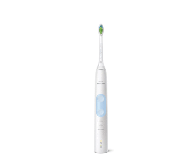 Philips | Sonicare ProtectiveClean 5100 Electric Toothbrush | HX6859/29 | Rechargeable | For adults | Number of brush heads included 2 | Number of teeth brushing modes 3 | Sonic technology | White/Light Blue - Image 3