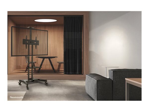 Neomounts Floor stand | NM-M1700BLACK TV trolley | Adjustable Height | 32-75 " | Maximum weight (capacity) 50 kg | Black - Image 14