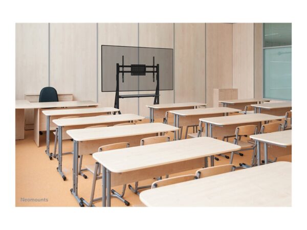 Neomounts Floor stand | FL50-525BL1 TV trolley | Adjustable Height | 55-86 " | Maximum weight (capacity) 76 kg | Black - Image 7
