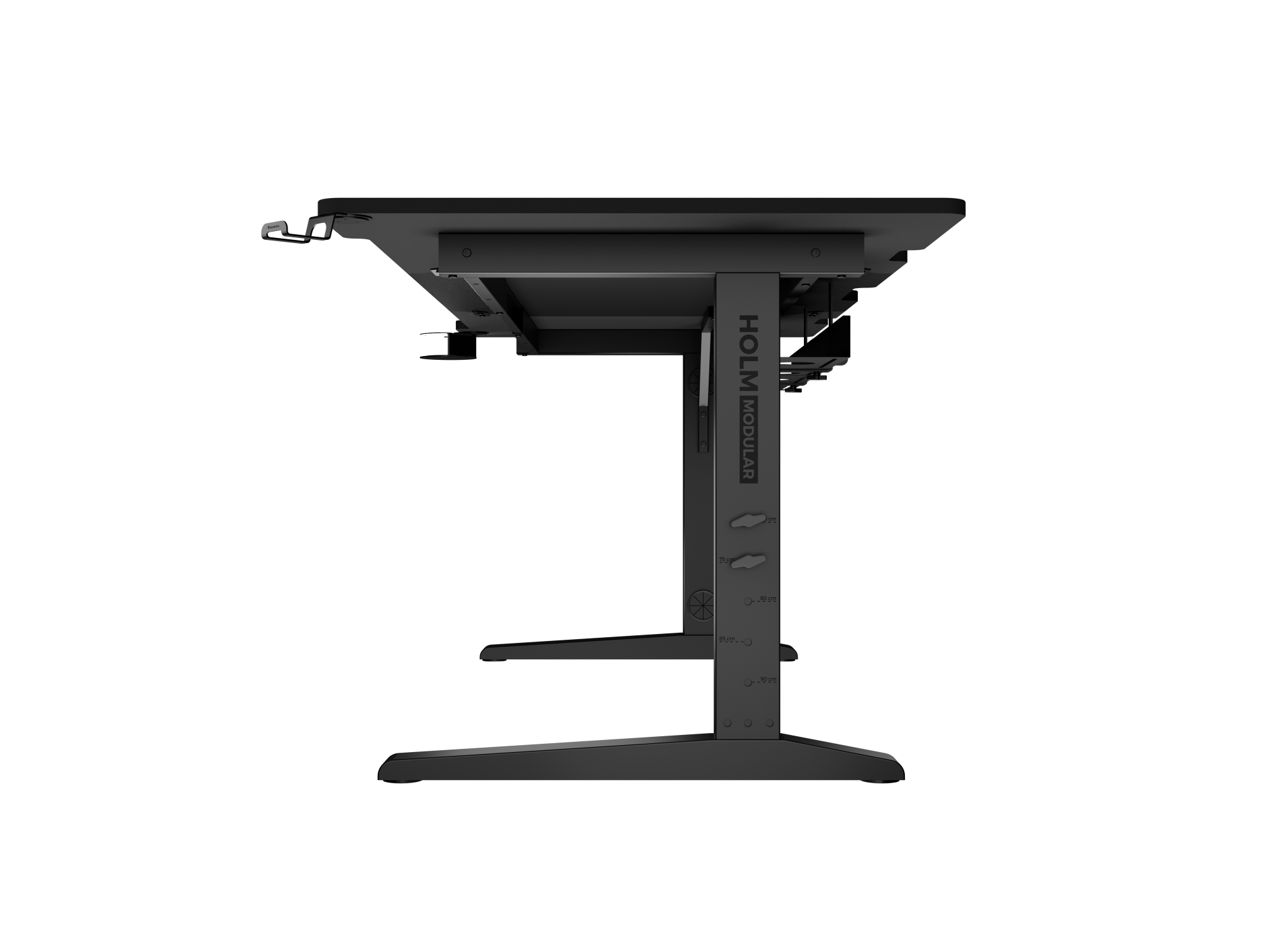 Genesis | Modular Gaming Desk | Holm 160 RGB | Anthracite Black - Image 4
