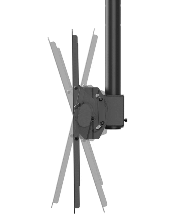 Neomounts CL35-440BL16L Monitor/TV Mount Ceiling | Adjustable Height, Rotate, Tilt, Swivel | 37-70 " | Maximum weight (capacity) 50 kg | Black - Image 7