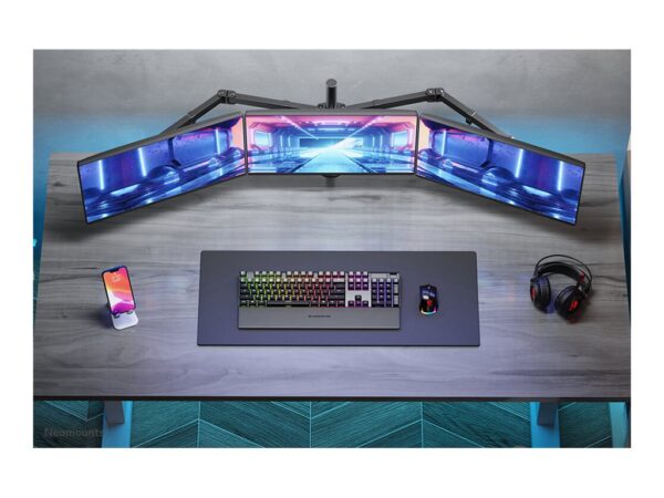 Neomounts Desk Mount | FPMA-D550D3BLACK Monitor Arm | Adjustable Height, Rotate, Tilt, Swivel | 10-27 " | Maximum weight (capacity) 6 kg | Black - Image 8