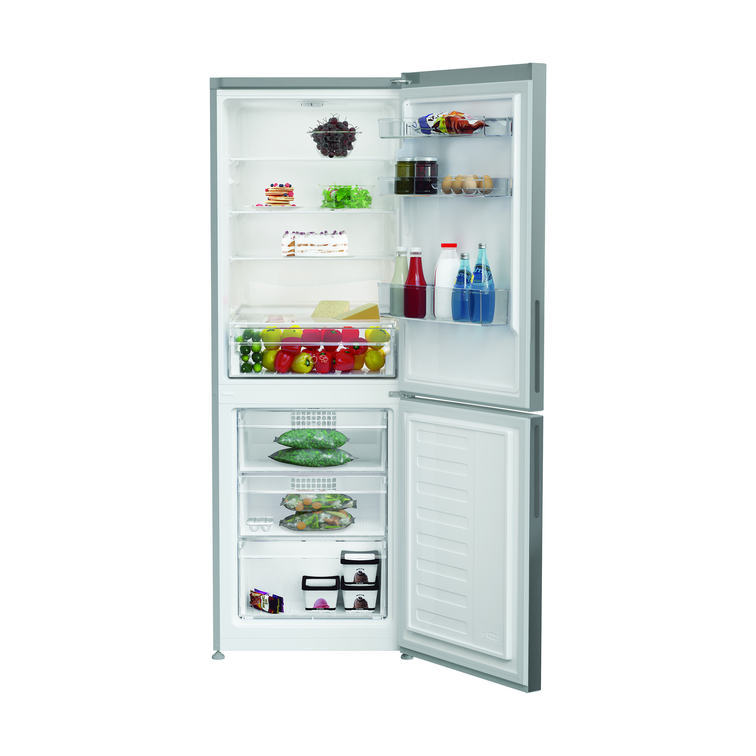 INDESIT Refrigerator | INKS 1341 S4E | Energy efficiency class E | Free standing | Free standing | Height 173.6 cm | 38 dB | Silver - Image 4