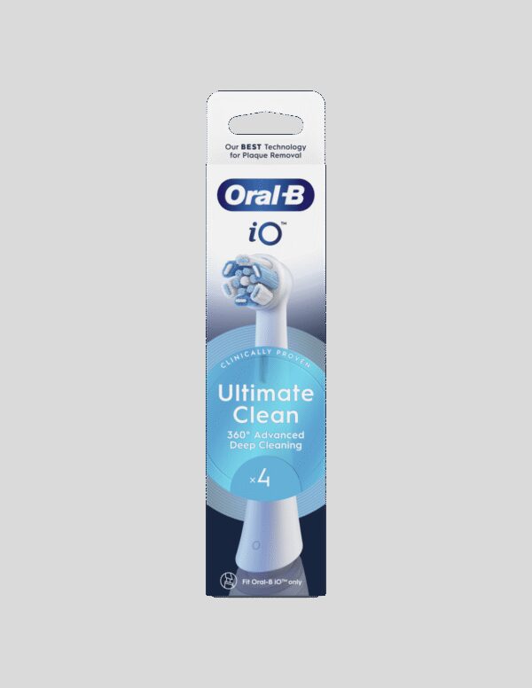 Oral-B Replaceable toothbrush heads | iO UltimateClean | Heads | For adults | Number of brush heads included 4 | White - Image 3