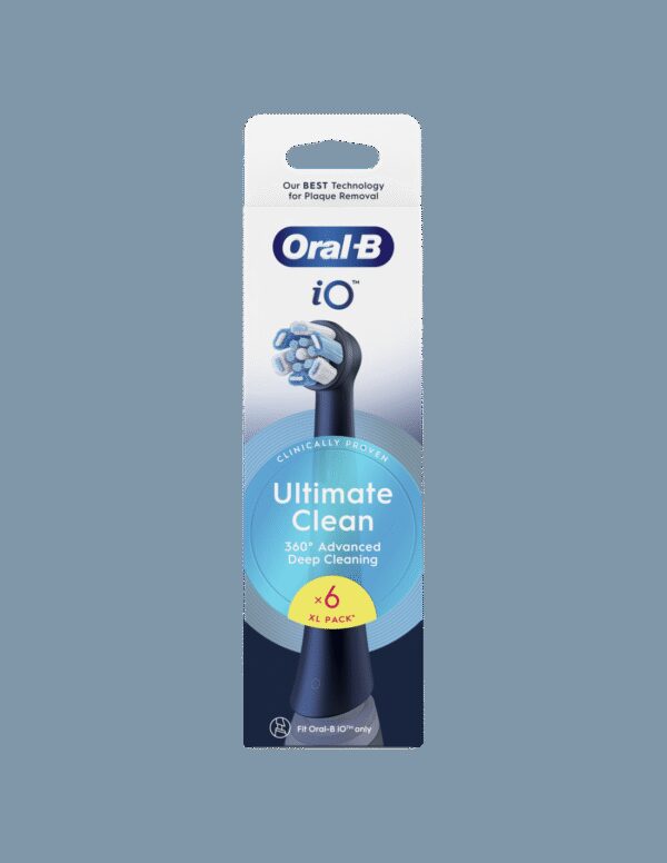 Oral-B Replaceable toothbrush heads | iO UltimateClean | Heads | For adults | Number of brush heads included 6 | Black - Image 3