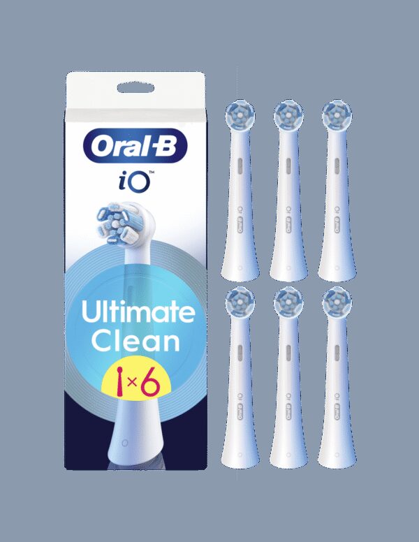 Oral-B Replaceable toothbrush heads | iO UltimateClean | Heads | For adults | Number of brush heads included 6 | White