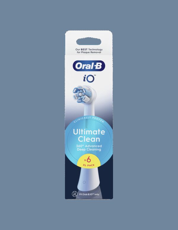 Oral-B Replaceable toothbrush heads | iO UltimateClean | Heads | For adults | Number of brush heads included 6 | White - Image 3