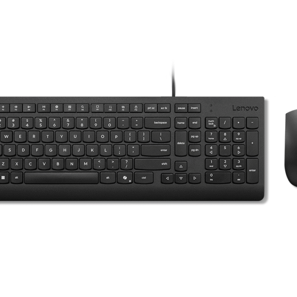 Lenovo Essential Wired Combo Keyboard and Mouse | Keyboard and Mouse Set | Wired | Mouse included | Lithuanian | Black