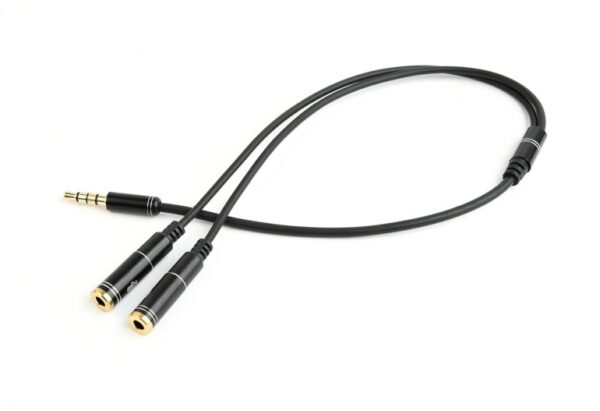 Cablexpert 3.5 mm Audio + Microphone Adapter Cable, 0.2 m, Metal connectors | Cablexpert - Image 3