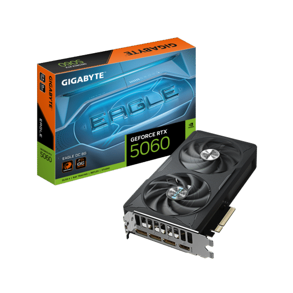 Gigabyte GeForce RTX 5060 EAGLE OC 8G | NVIDIA | 8 GB | GeForce RTX 5060 | GDDR7 | HDMI ports quantity 1 | PCI-E 5.0