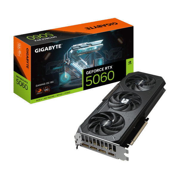 Gigabyte GeForce RTX 5060 GAMING OC 8G | NVIDIA | 8 GB | GeForce RTX 5060 | GDDR7 | HDMI ports quantity 1 | PCI-E 5.0