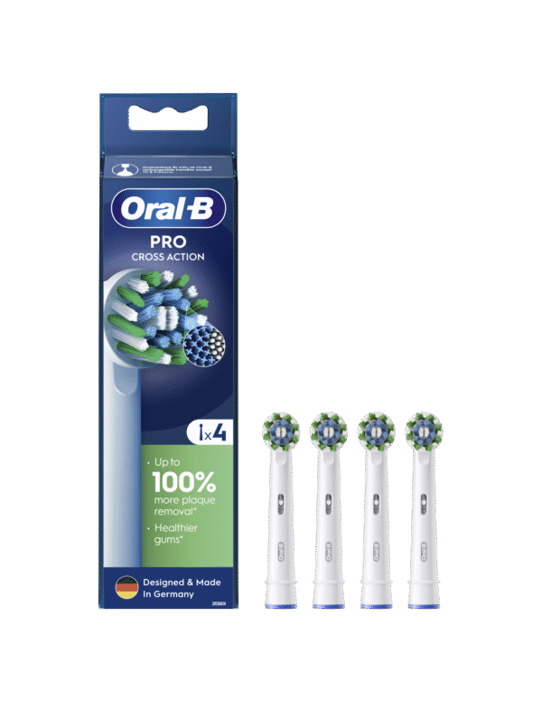 Oral-B | Toothbrush Heads | Cross Action Pro | Heads | For adults | Number of brush heads included 4 | Number of teeth brushing modes Does not apply
