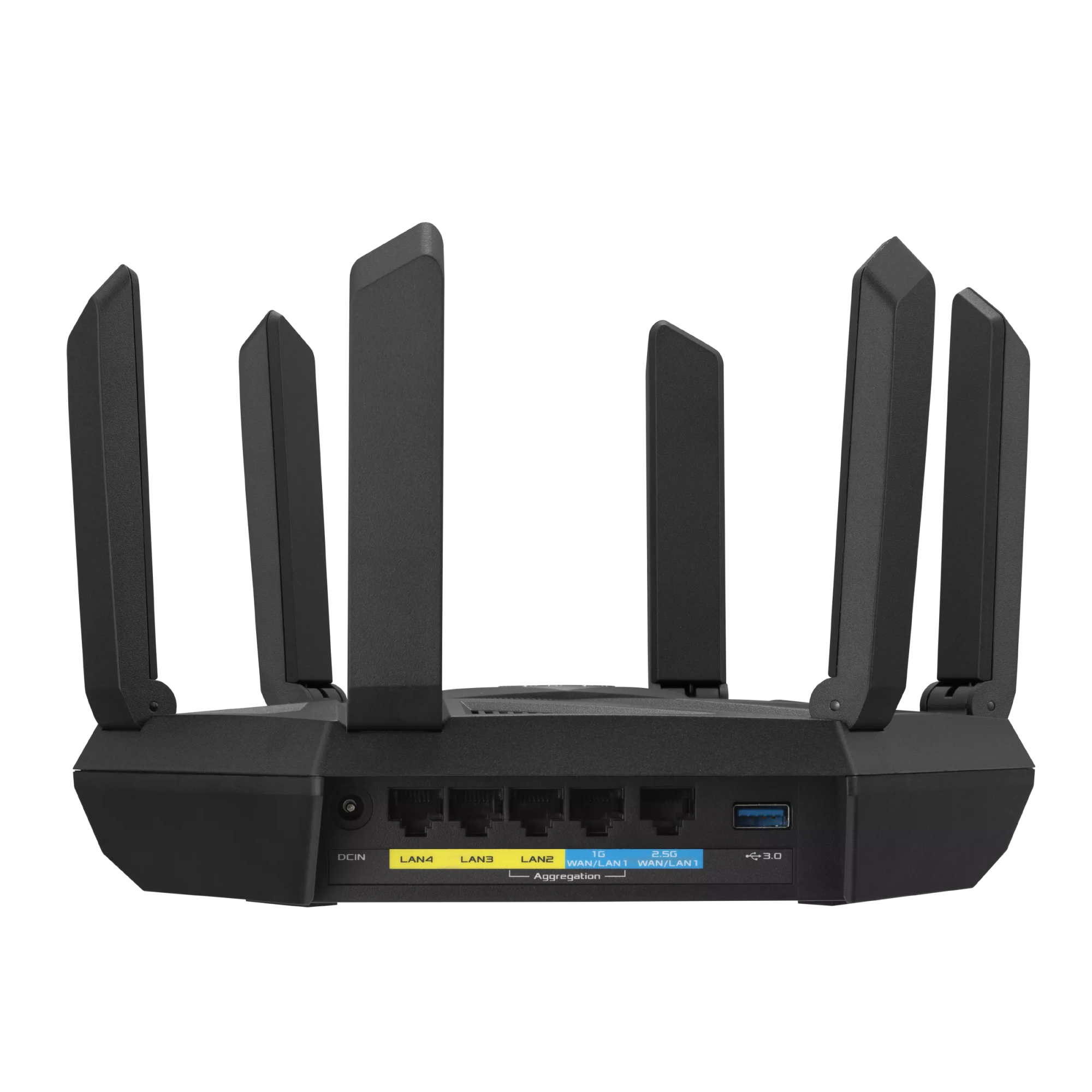 Wifi 6 802.11ax Tri-band Gigabit Gaming Router | RT-AXE7800 | 802.11ax | 574+4804+2402 Mbit/s | 10/100/1000 Mbit/s | Ethernet LAN (RJ-45) ports 4 | Mesh Support Yes | MU-MiMO Yes | No mobile broadband | Antenna type External - Image 6