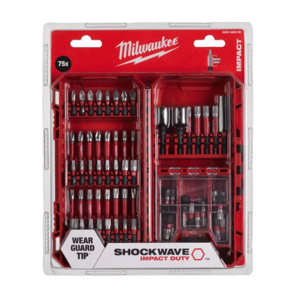 Milwaukee | SHOCKWAVE Set Drilling & Screwing, 75 Pieces - Image 2