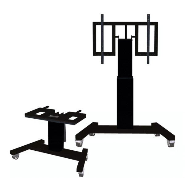 Neomounts Floor stand | PLASMA-M2500TBLACK TV trolley | Adjustable Height, Tilt | 42-100 " | Maximum weight (capacity) 150 kg | Black - Image 3