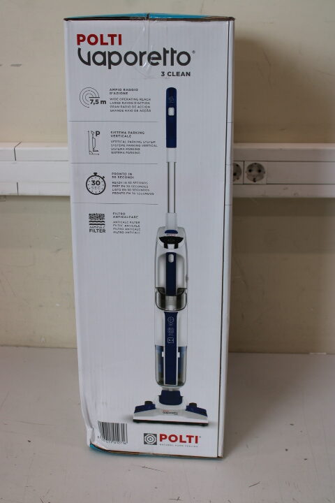 SALE OUT. | Polti Vacuum steam mop with portable steam cleaner | PTEU0299 Vaporetto 3 Clean_Blue | Power 1800 W | Steam pressure Not Applicable bar | Water tank capacity 0.5 L | White/Blue | DAMAGED PACKAGING