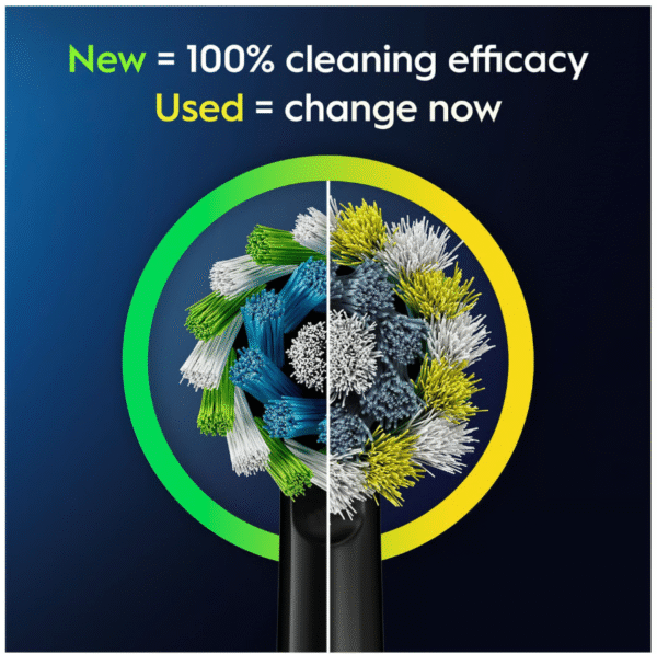 Oral-B | Electric Toothbrush | Pro 3 Sensitive Clean & Care | Rechargeable | For adults | Number of brush heads included 2 | Number of teeth brushing modes 3 | Black - Image 5