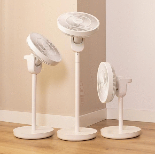 Cecotec EnergySilence 2600 Sunflower Portable Battery-powered fan | Stand Fan | Diameter 33 cm | Number of speeds 12 | Oscillation | 22 W | Remote control - Image 5
