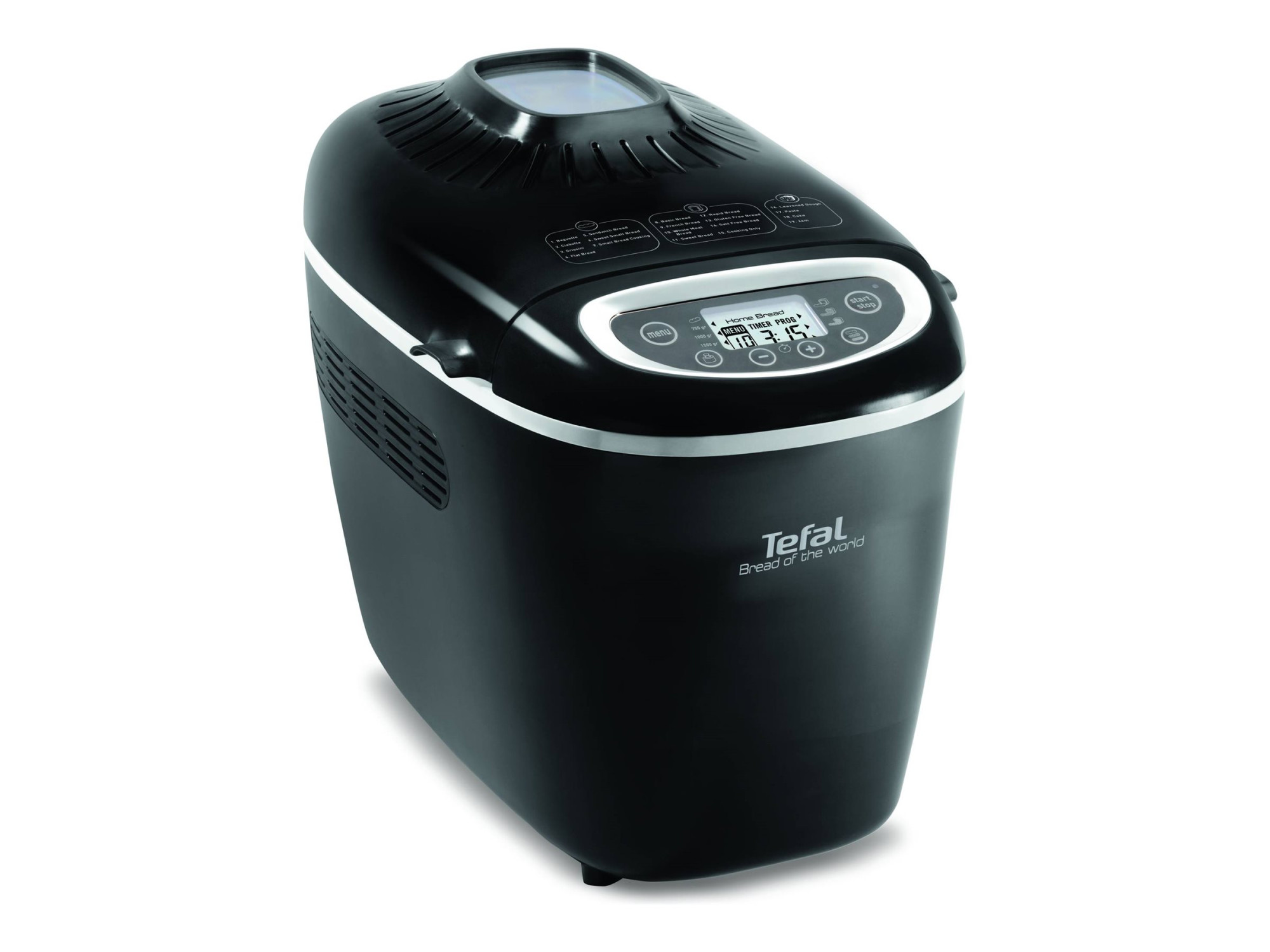 TEFAL | Bread Maker | PF611838 | Power 1600 W | Number of programs 19 | Display LCD | Black