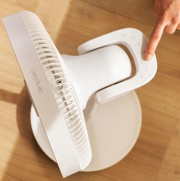 Cecotec EnergySilence 2600 Sunflower Portable Battery-powered fan | Stand Fan | Diameter 33 cm | Number of speeds 12 | Oscillation | 22 W | Remote control - Image 11