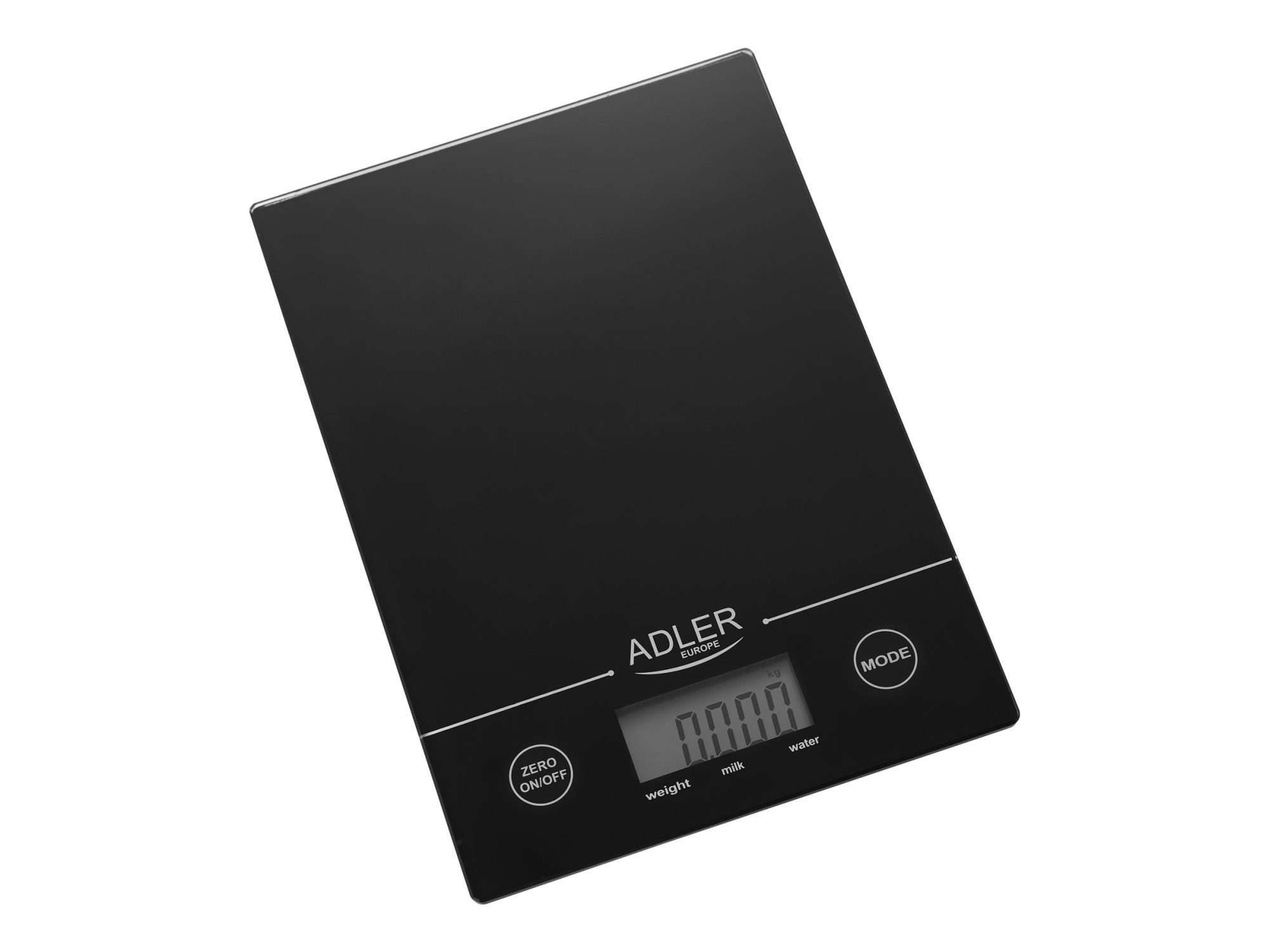 Adler | Kitchen scales | Adler AD 3138 | Maximum weight (capacity) 5 kg | Graduation 1 g | Display type LCD | Black - Image 4