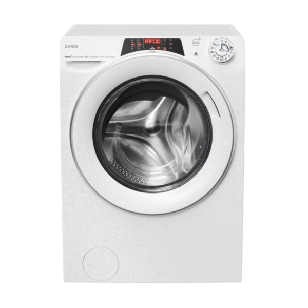 Candy Washing Machine with Dryer | ROW 4856DWMS7-S | Energy efficiency class A/D | Front loading | Washing capacity 8 kg | 1400 RPM | Depth 53 cm | Width 60 cm | Display | Digit | Drying system | Drying capacity 5 kg | Steam function | White