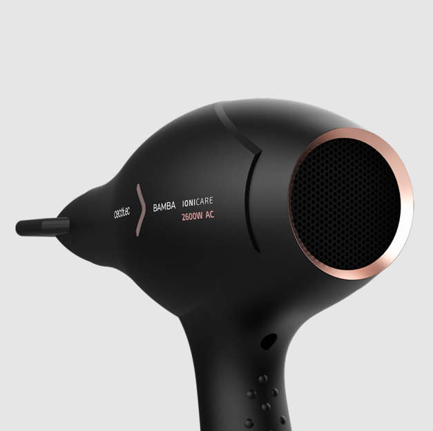 Cecotec Hair Dryer | Ionicare 5350 Powershine Fire | 2600 W | Number of temperature settings 3 | Ionic function | Diffuser nozzle | Black - Image 3