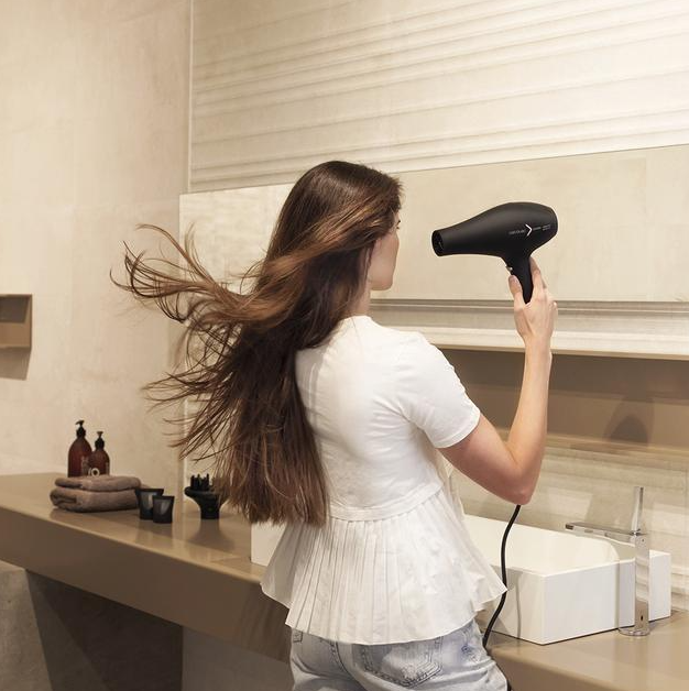 Cecotec Hair Dryer | Ionicare 5350 Powershine Fire | 2600 W | Number of temperature settings 3 | Ionic function | Diffuser nozzle | Black - Image 4