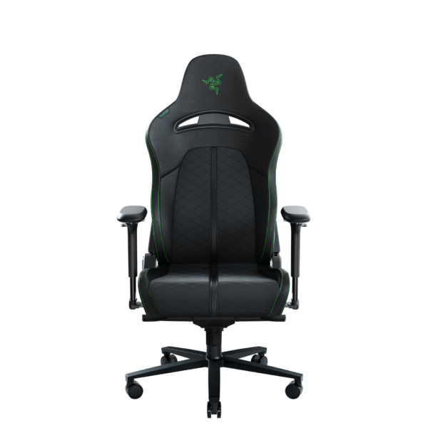 Razer Enki Gaming Chair with Enchanced Customization, Black/Green | Razer Ergonomic Gaming Chair Enki EPU Synthetic Leather; Steel; Aluminium | Black/Green