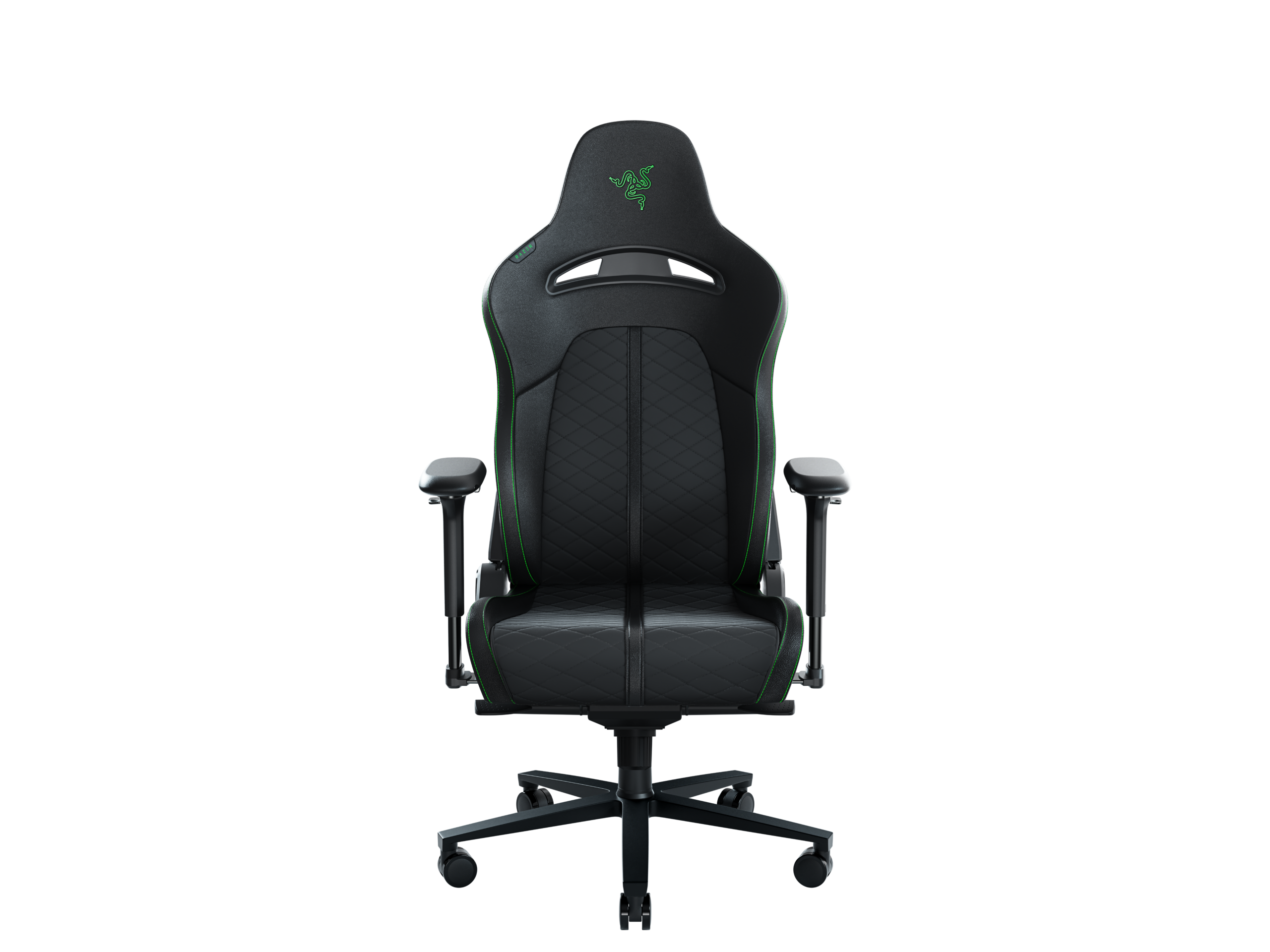 Razer Enki Gaming Chair with Enchanced Customization, Black/Green | Razer Ergonomic Gaming Chair Enki EPU Synthetic Leather; Steel; Aluminium | Black/Green
