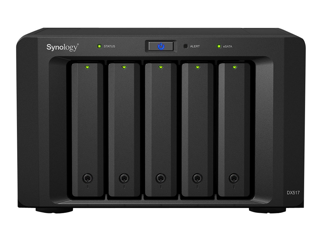 Synology | Tower NAS Expansion Unit | DX517 | up to 5 HDD/SSD Hot-Swap (drives not included) | Internal AC 100-240V Universal, 50/60 Hz - Image 5