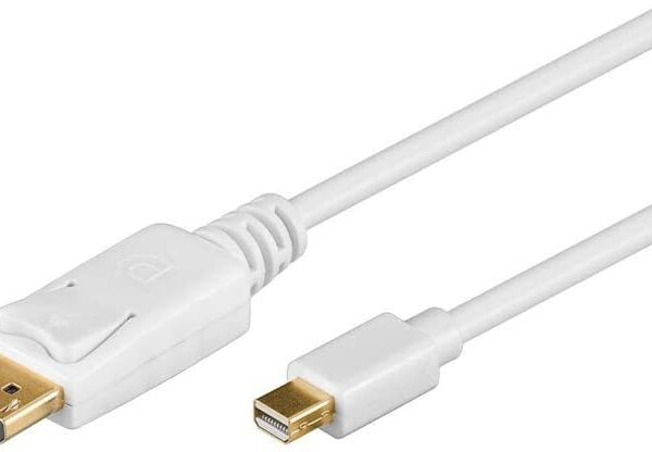 Goobay | Mini DisplayPort adapter cable 1.2 | 52858 | Mini DisplayPort plug | DisplayPort plug | 1 m | Gold-Plated connectors