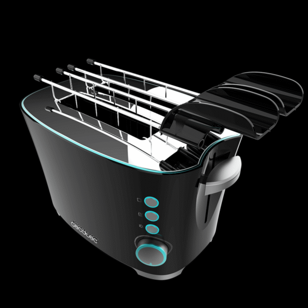 Cecotec Toaster | Toast&Taste Double B | Power 650 W | Number of slots 2 | Housing material Stainless steel