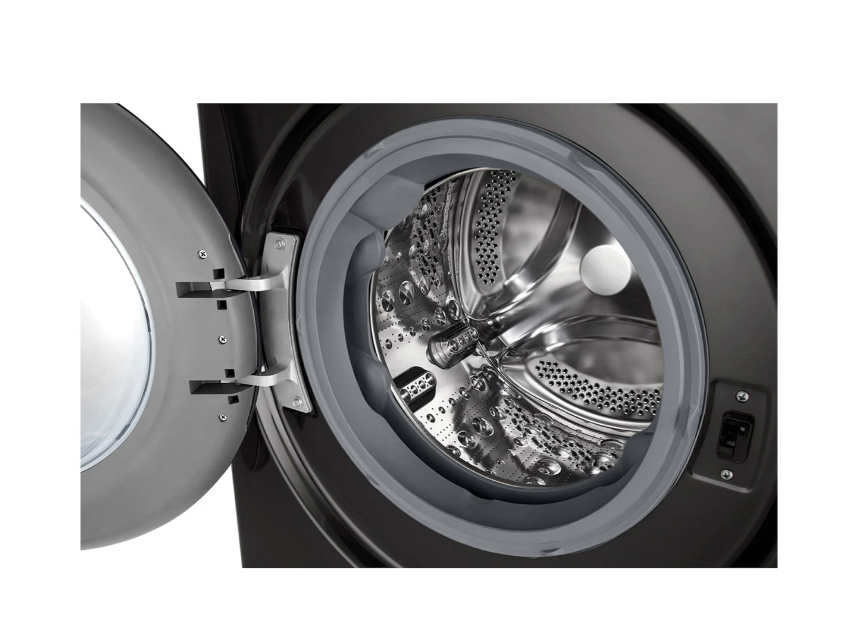 LG Washing Machine with Dryer | F4DR711S2BA | Energy efficiency class A/D | Front loading | Washing capacity 11 kg | 1400 RPM | Depth 57 cm | Width 60 cm | Display | TFT | Drying system | Drying capacity 6 kg | Steam function | Direct drive | Wi-Fi | Black - Image 5