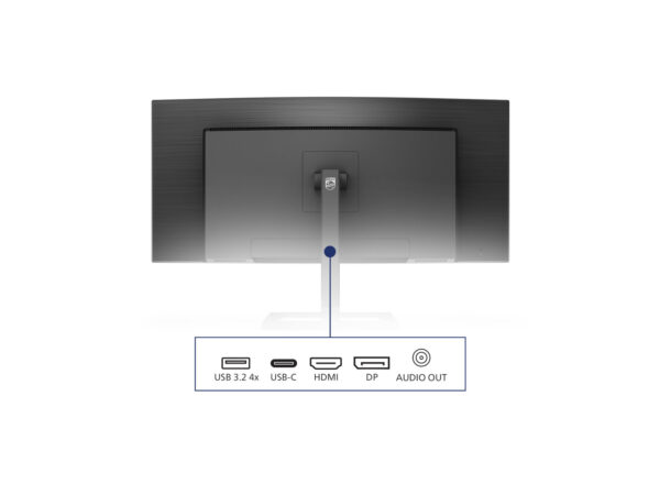 Philips | UltraWide LCD Monitor | 346E2CUAE | 34  " | VA | WQHD | 21:9 | 100 Hz | 4 ms | 3440 x 1440 | 300 cd/m² | HDMI ports quantity 1 | Black | Warranty 36 month(s) - Image 39