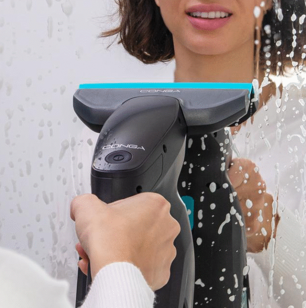 Cecotec Window Vacuum Cleaner | Conga Popstar Glass Titanium | Cordless | Black - Image 5