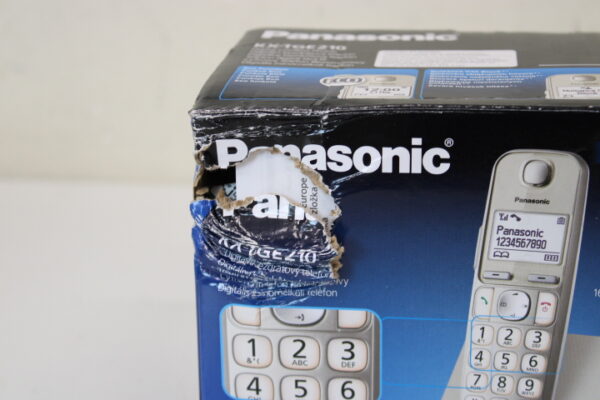SALE OUT. | SALE OUT. Panasonic | Cordless | KX-TGE210FXN | Built-in display | Caller ID | Champagne | Conference call | Phonebook capacity 150 entries | Speakerphone | DAMAGED PACKAGING