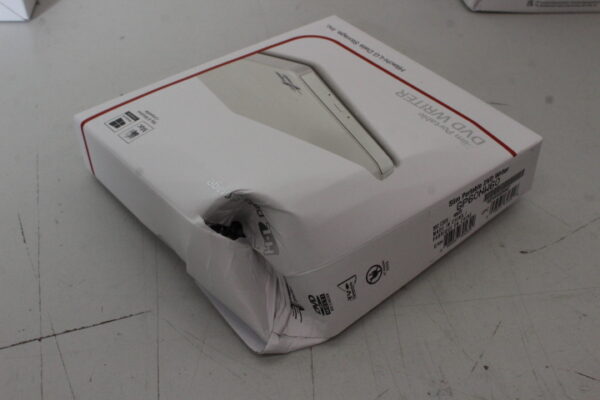 H.L Data Storage | Ultra Slim Portable DVD-Writer | GP60NW60 | Interface USB 2.0 | DVD±R/RW | CD read speed 24 x | CD write speed 24 x | White | DAMAGED PACKAGING Desktop/Notebook - Image 2
