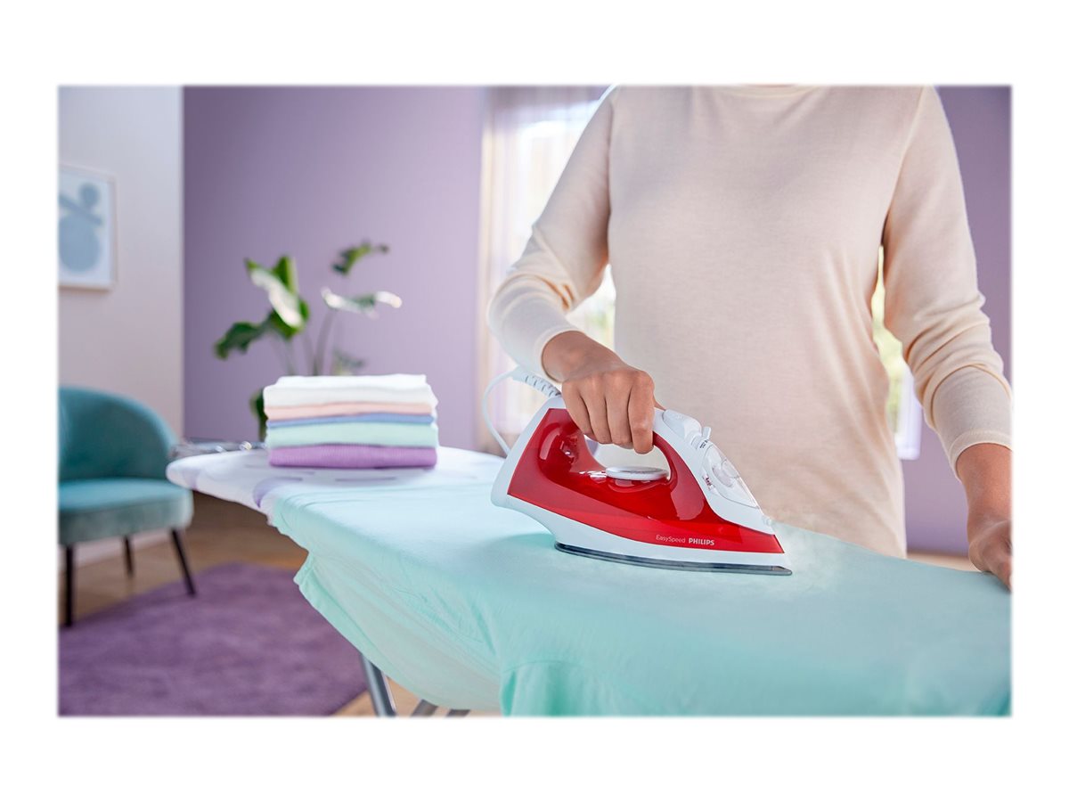 Philips | GC1742/40 EasySpeed | Steam Iron | 2000 W | Continuous steam 25 g/min | Red - Image 15