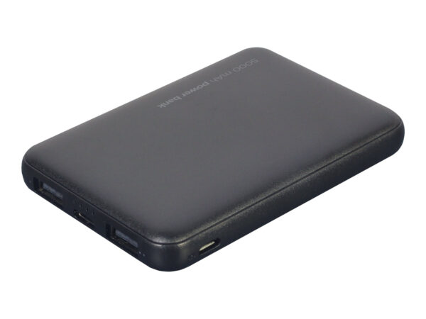 Gembird | Power Bank | PB05-02 | 5000 mAh | 2 x USB-AF | Black - Image 2