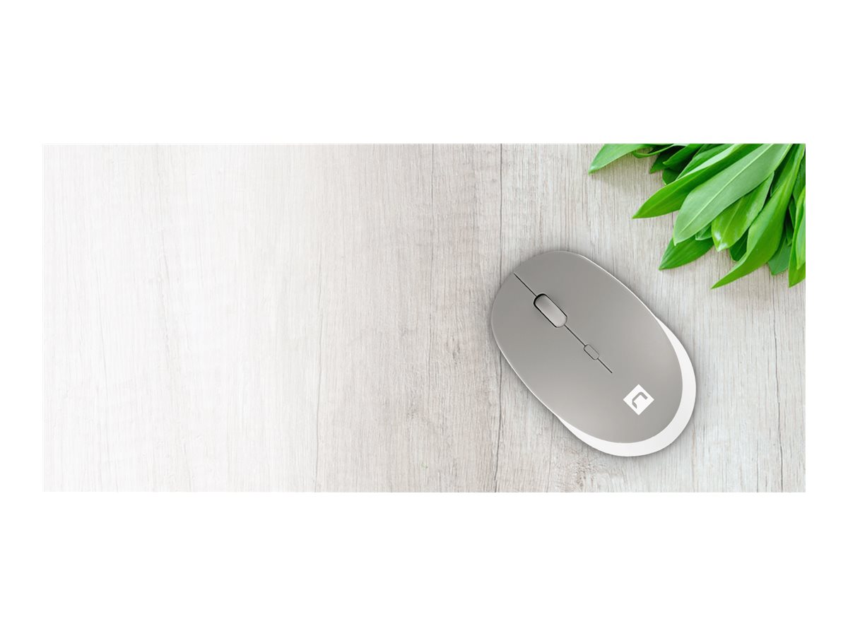 Natec | Mouse | Harrier 2 | Wireless | Bluetooth | White/Grey - Image 5