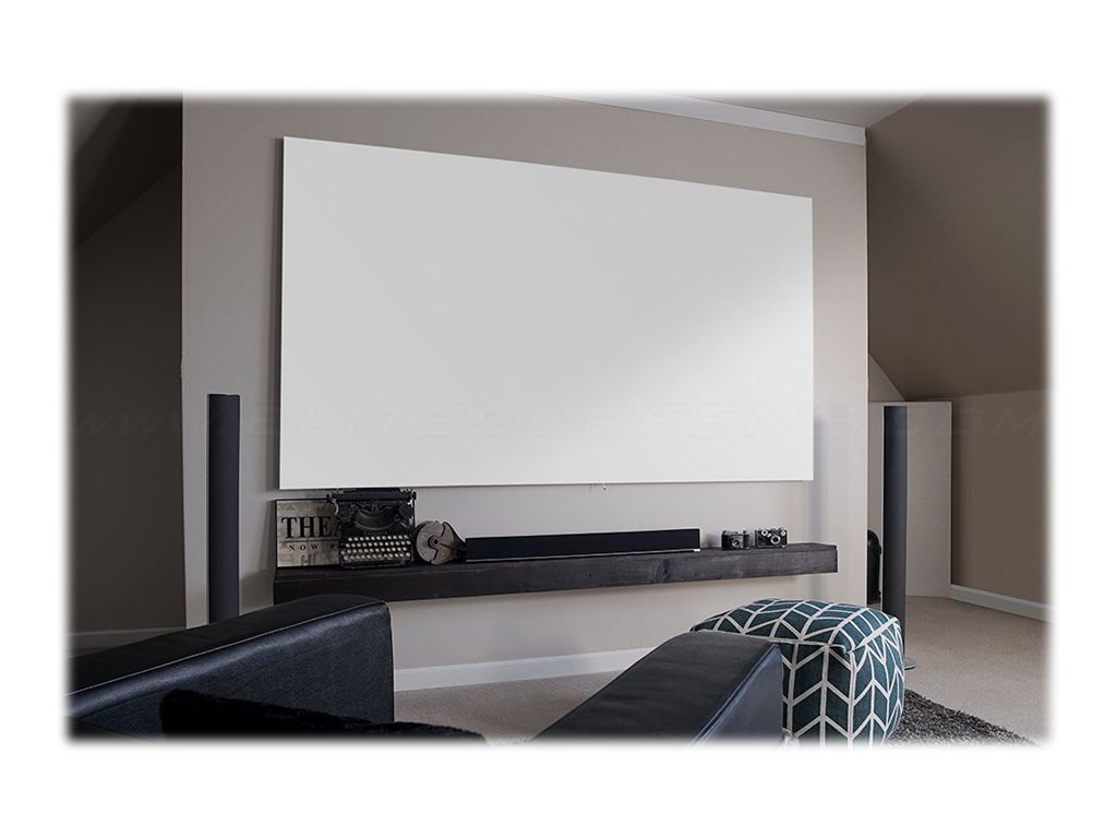 Elite Screens | Fixed Frame Projection Screen | AR110WH2 | Diagonal 110 " | 16:9 | Black - Image 3