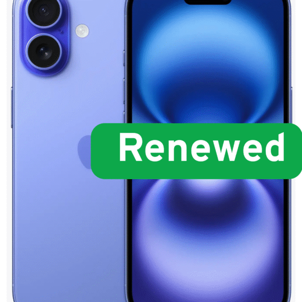 Apple Renew | Grade B | iPhone 16 | Ultramarine | 6.1 " | Super Retina XDR OLED | 2556 x 1179 pixels | A17 | 6 GB | 128 GB | Dual SIM | 5G | 48+12 MP | iOS | 18